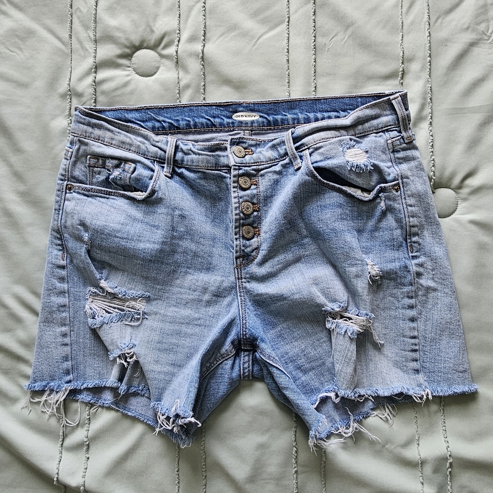 Old Navy Cutt Off Distressed Shorts Size 12